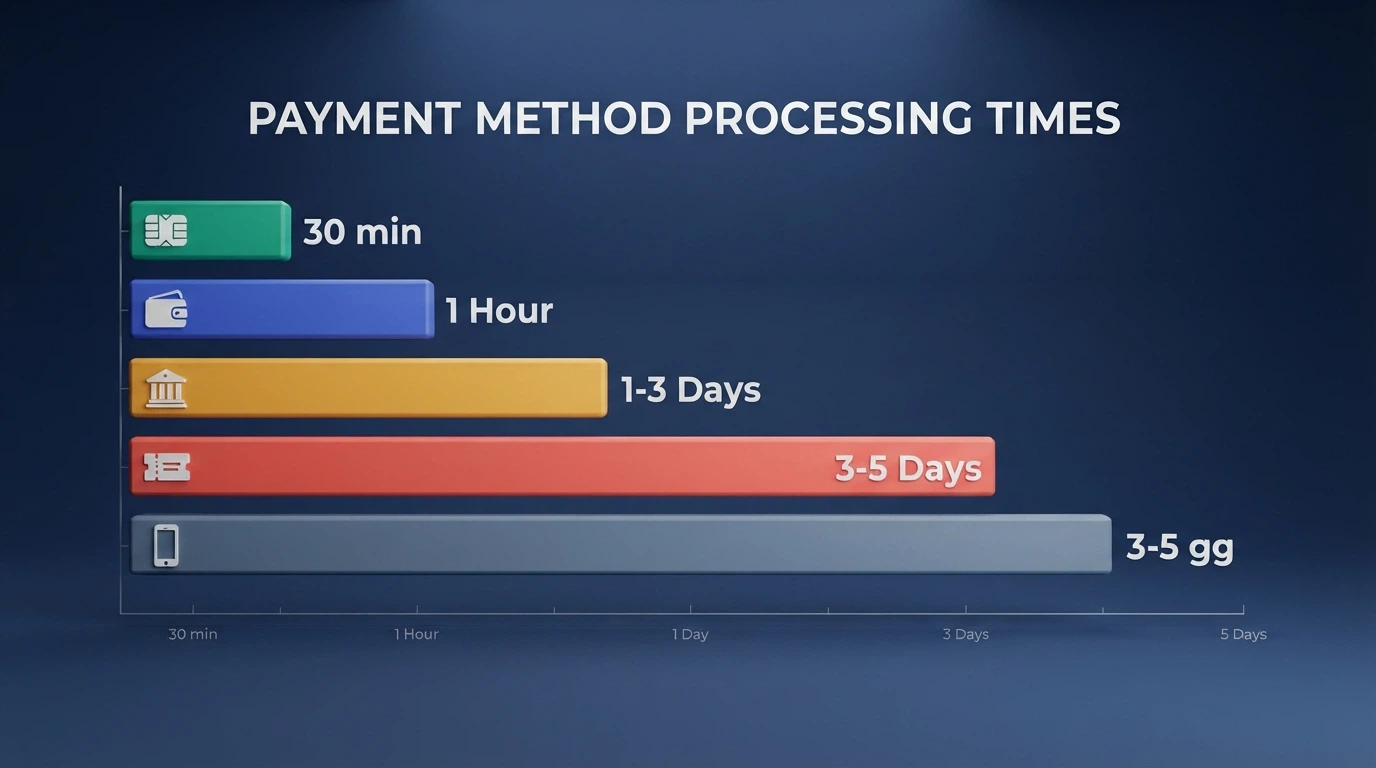 Tabella comparativa stilizzata con 10 loghi di casinò e icone dei metodi di pagamento accanto a ciascuno
