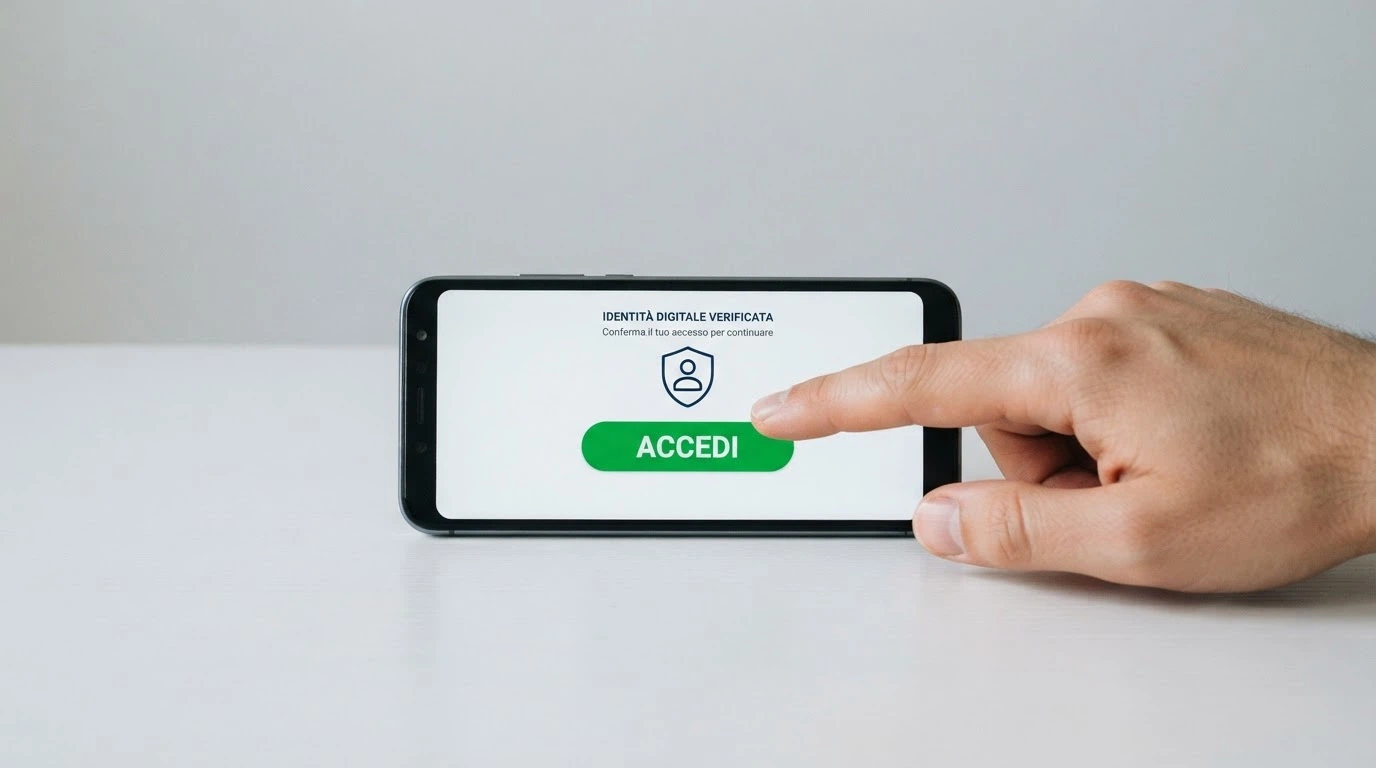 La schermata di accesso al portale ADM per il Registro Unico degli Autoesclusi tramite identità digitale SPID, con i campi di autenticazione visibili